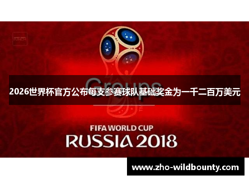 2026世界杯官方公布每支参赛球队基础奖金为一千二百万美元